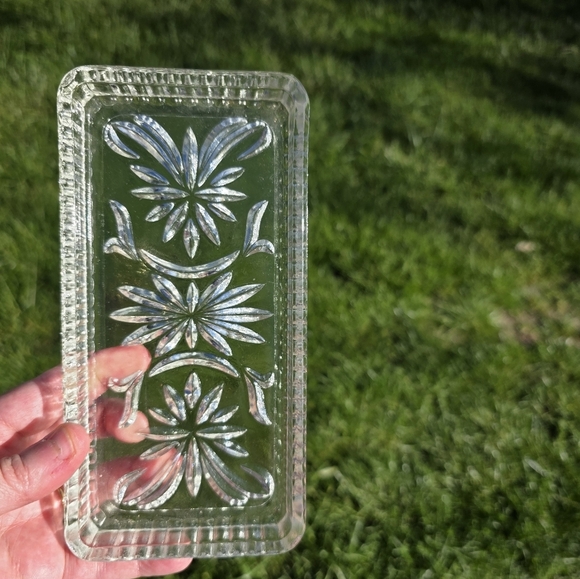 Clear Glass Rectangular Trays - Picture 1 of 2
